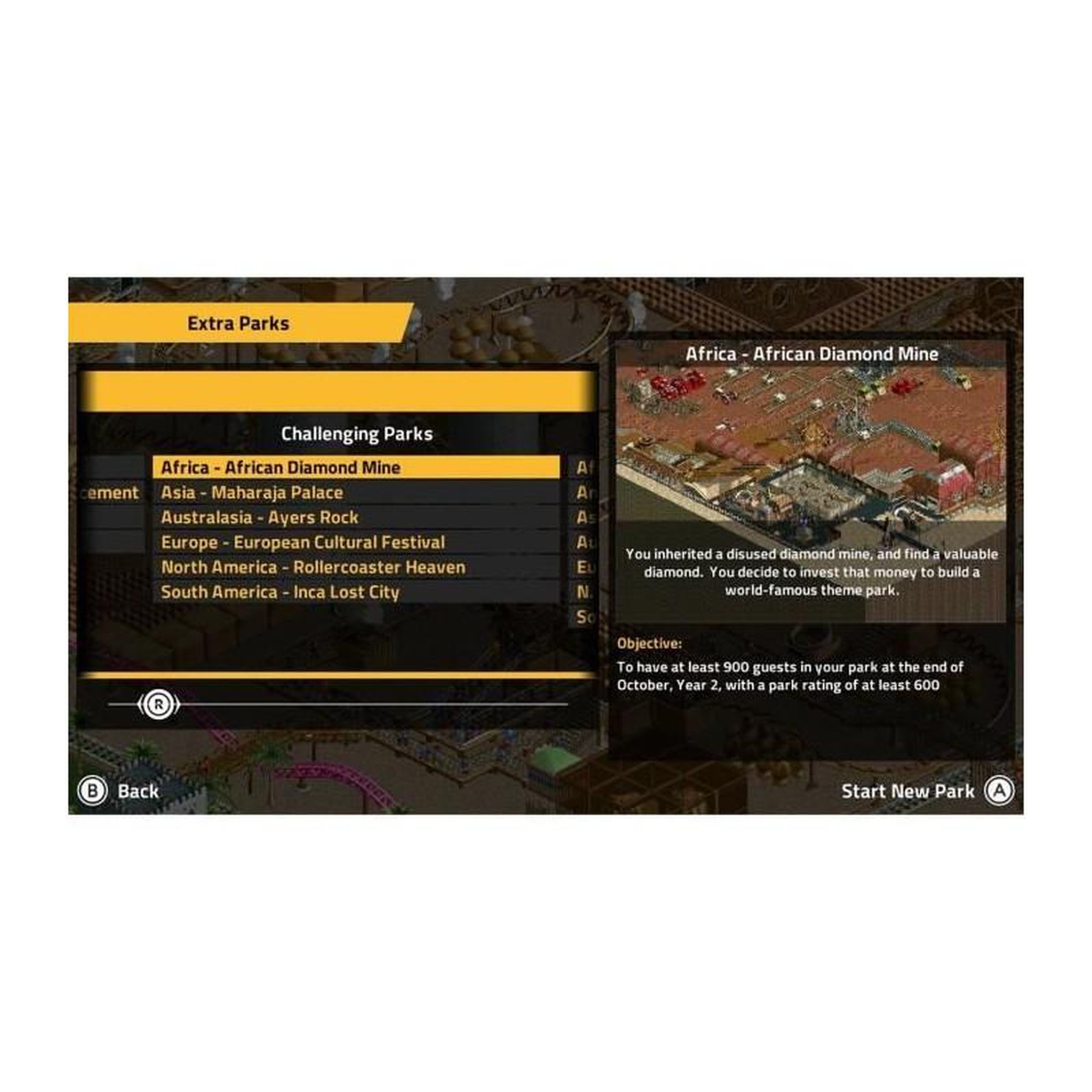 Voir la diapositive 4 : Just for games RollerCoaster Tycoon Classic - Jeu Nintendo Switch
