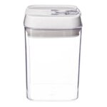 FIVE Bocal en Plastique Carré  Oslo  800ml Transparent