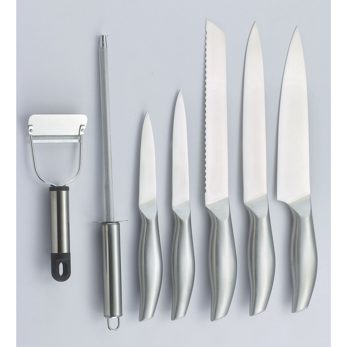 ACTUEL Lot de 7 ustensiles en inox