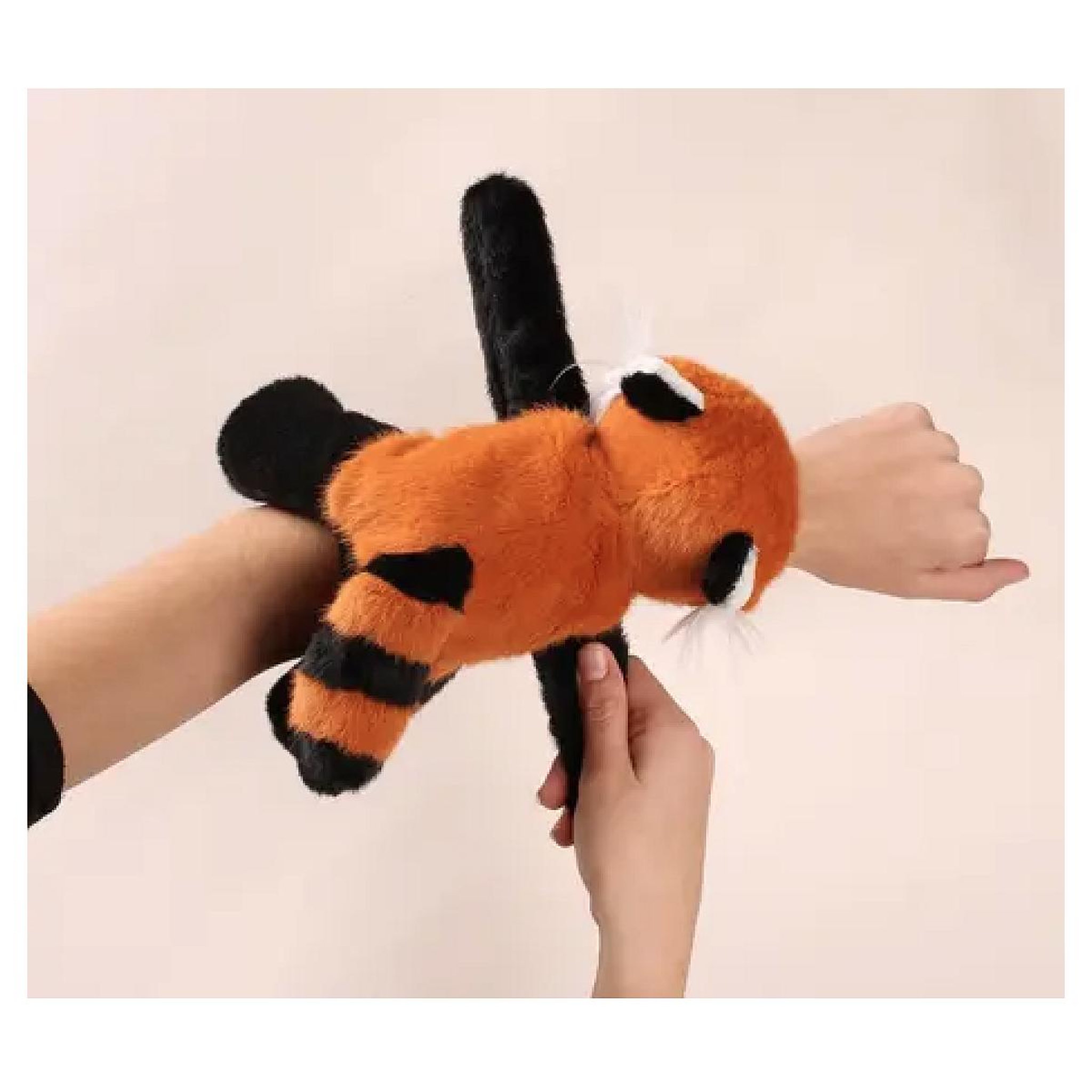 Voir la diapositive 2 : Histoire D'Ours Podcoll - Bracelet slap Panda Roux