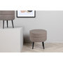 Voir la diapositive 1 : Venture Home Venture Home Pouf Pot 40x40x40 cm Teddy Beige et noir