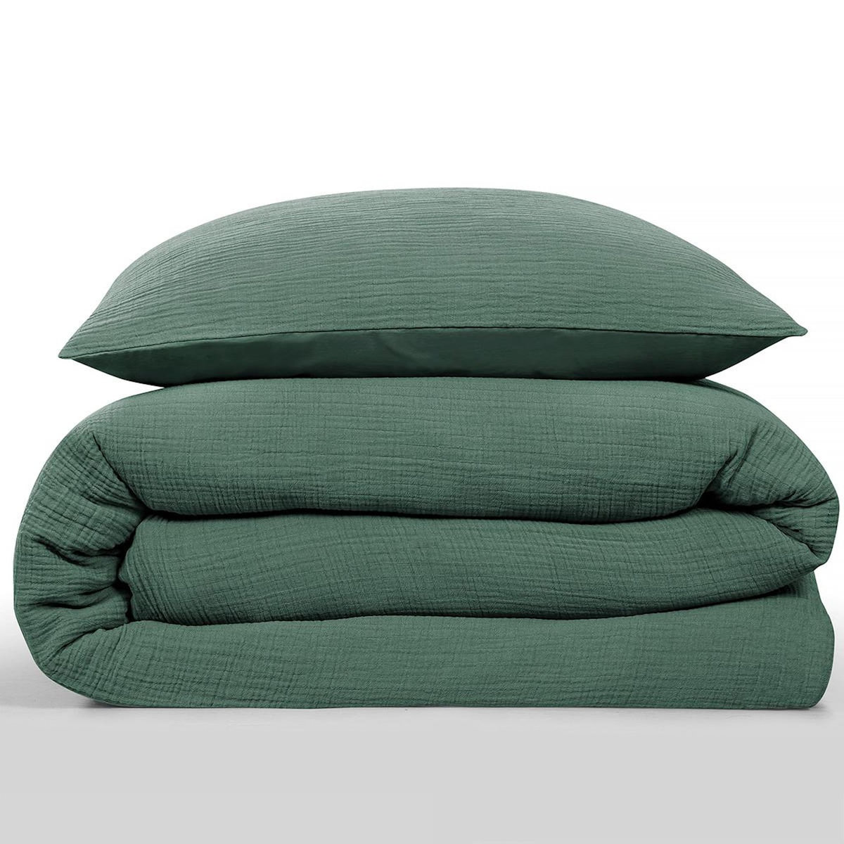 FUTURE HOME Parure de lit simple en gaze de coton