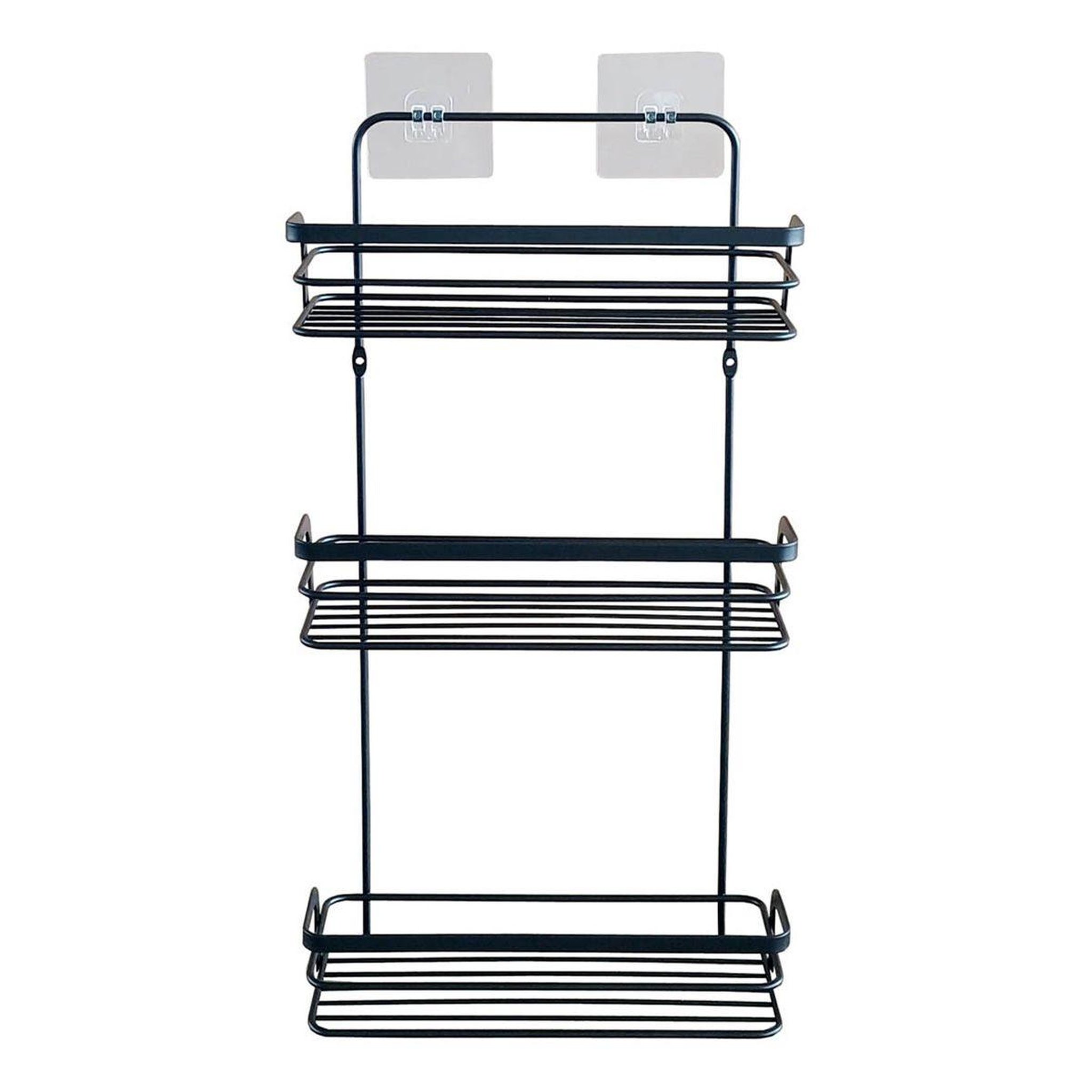 Voir la diapositive 1 : Douceur d'Intérieur Serviteur de douche 3 niveaux  filaire premium  49cm noir