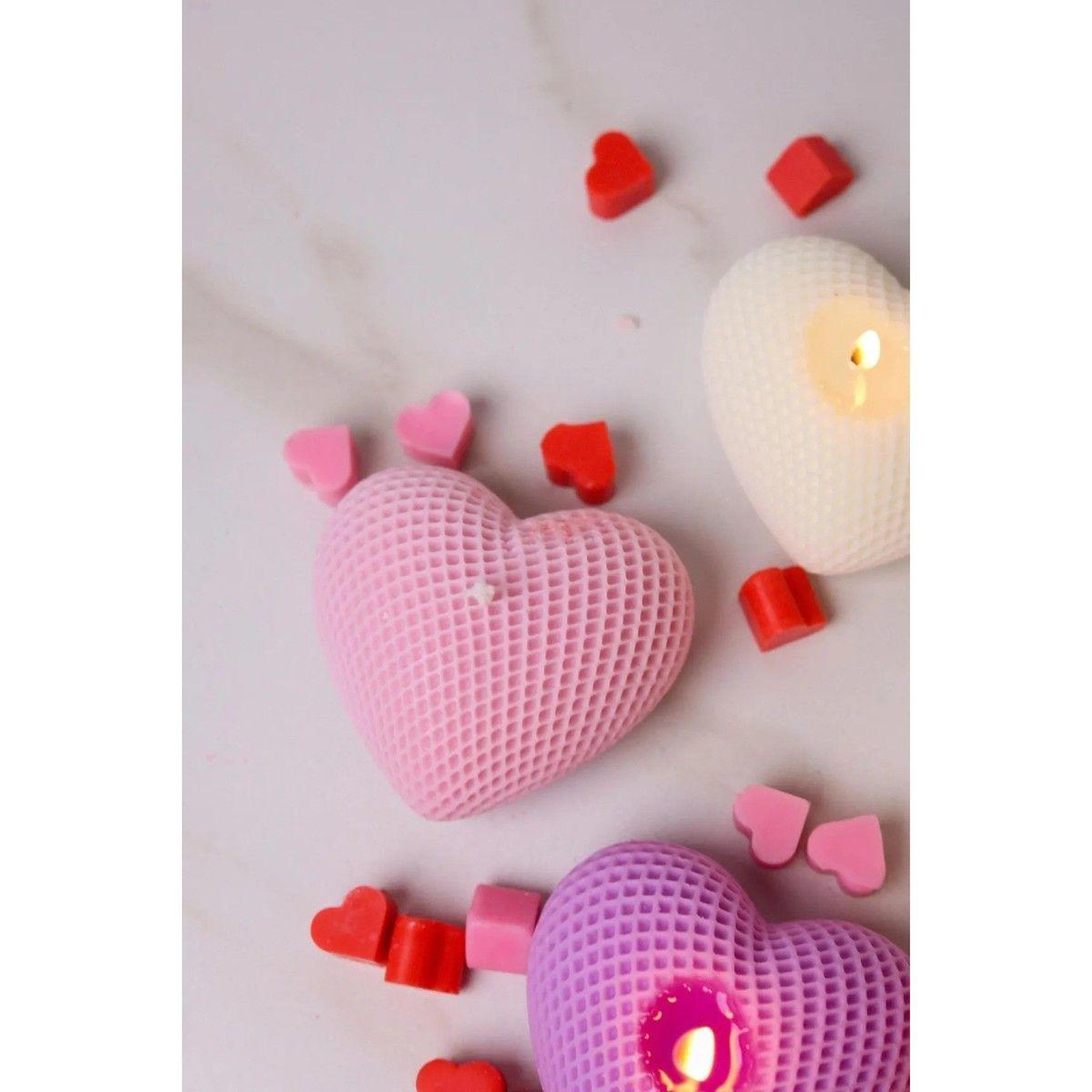 SC CRYSTAL Bougie parfumée Coeur - Rose