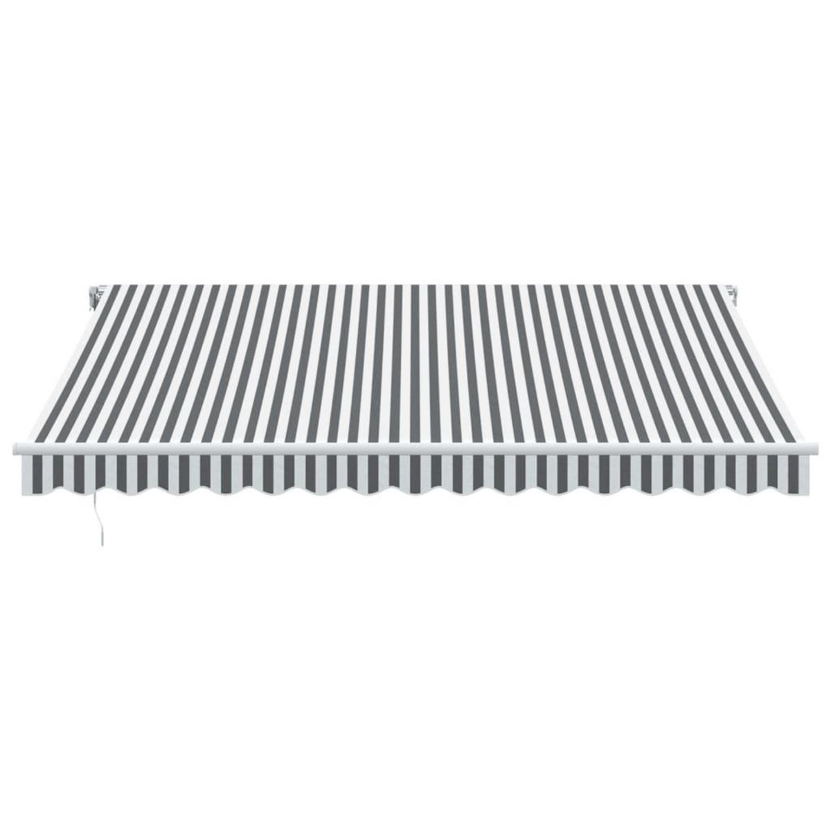 VIDAXL Auvent retractable automatique avec LED anthracite et blanc