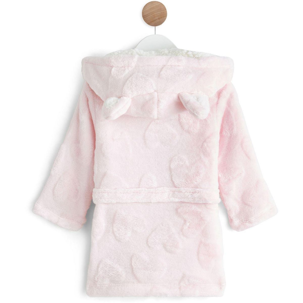 IN EXTENSO Robe de chambre coeur bébé fille