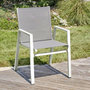 Voir la diapositive 5 : Paris Prix Fauteuil de Jardin Empilable  Floride  86cm Blanc