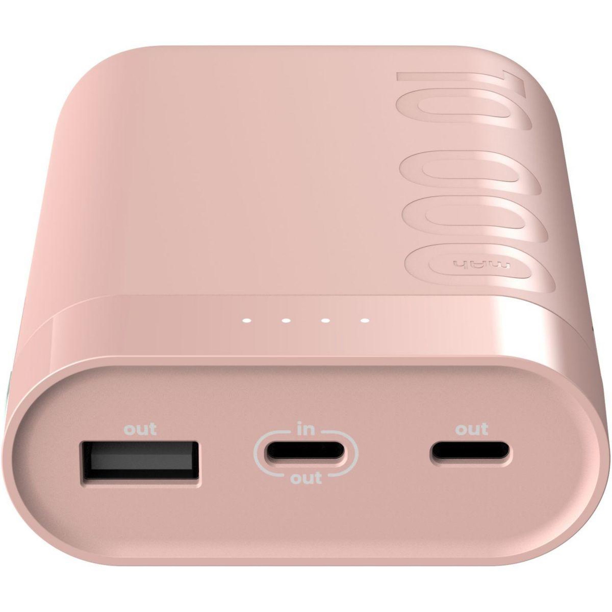 Voir la diapositive 4 : ESSENTIEL B Batterie externe 10000 mah rose