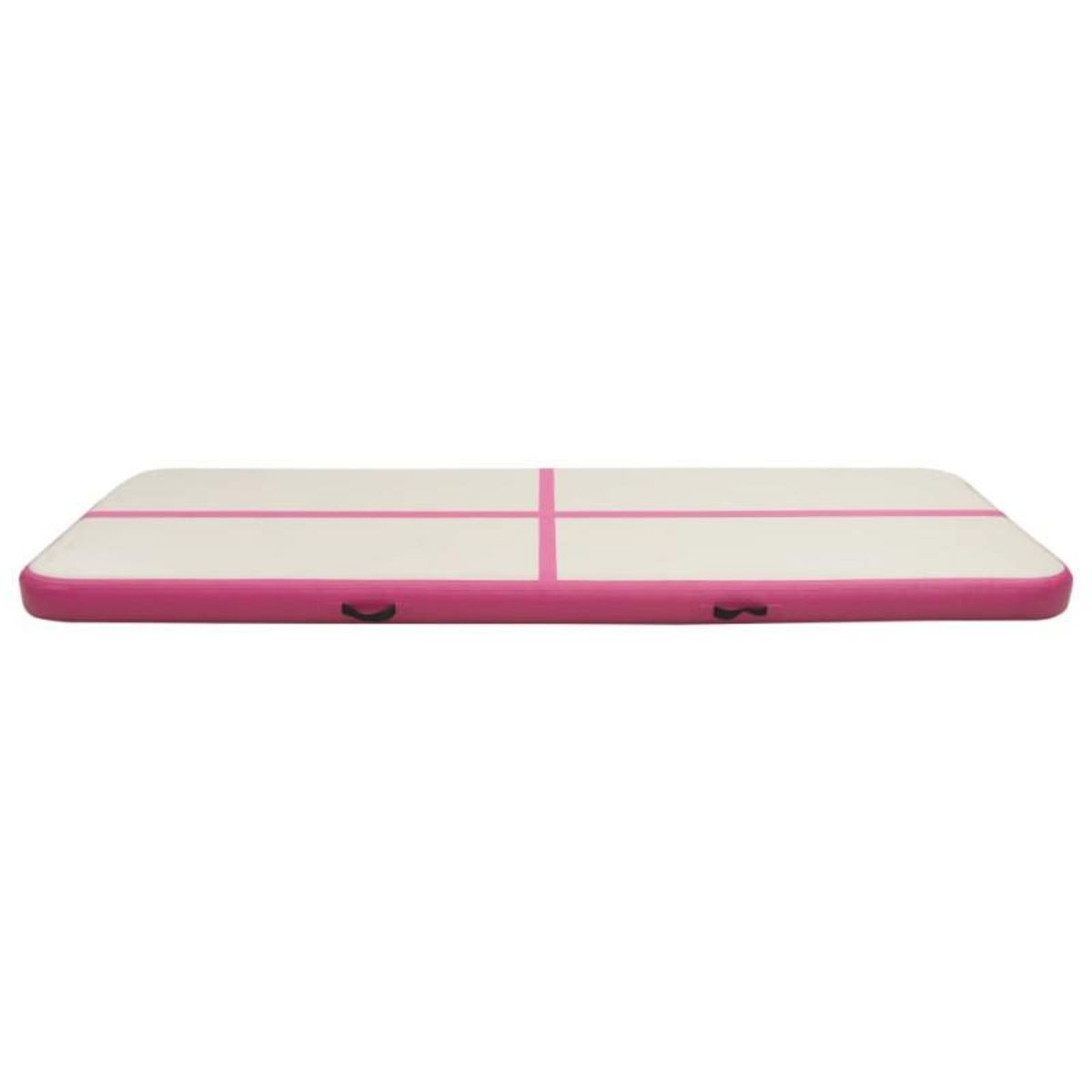 VIDAXL Tapis gonflable de gymnastique avec pompe 400x100x20cm PVC Rose