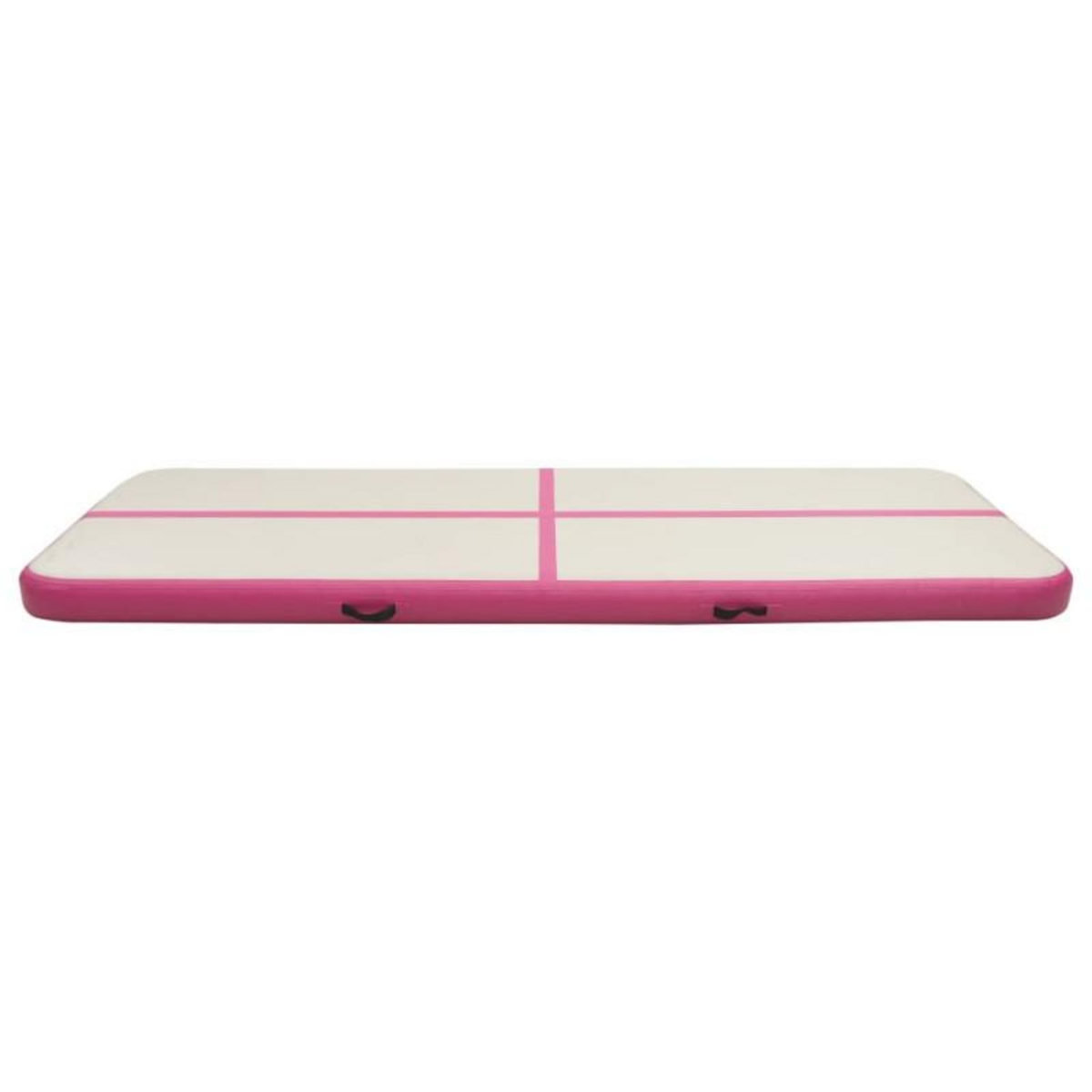 VIDAXL Tapis gonflable de gymnastique avec pompe 400x100x20cm PVC Rose