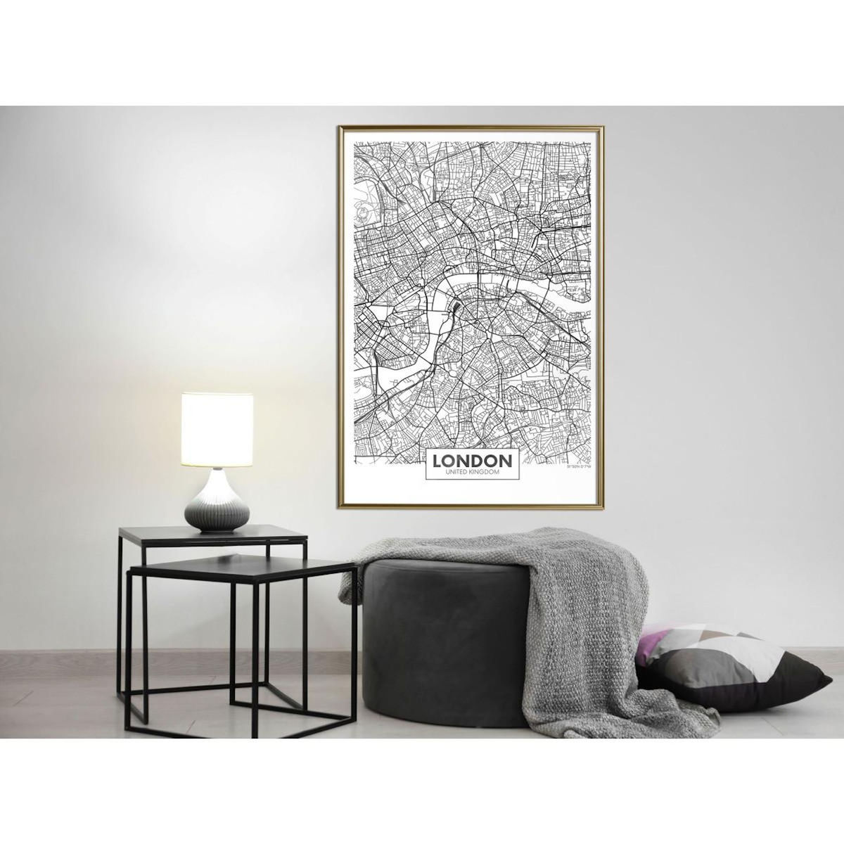 Paris Prix Affiche Murale Encadrée  City Map London