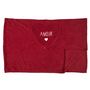 Voir la diapositive 2 : Paris Prix Coussin Plaid Sherpa  Cœur  120x150cm Rouge