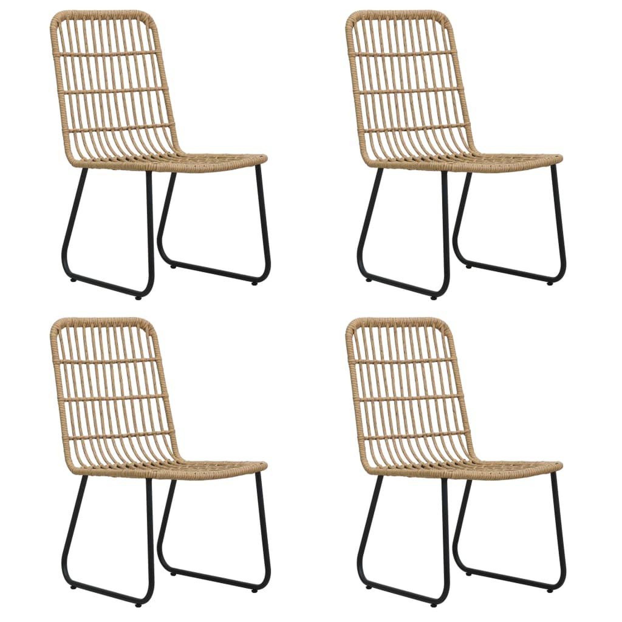 Voir la diapositive 3 : VIDAXL Ensemble a manger d'exterieur 5 pcs resine tressee et verre