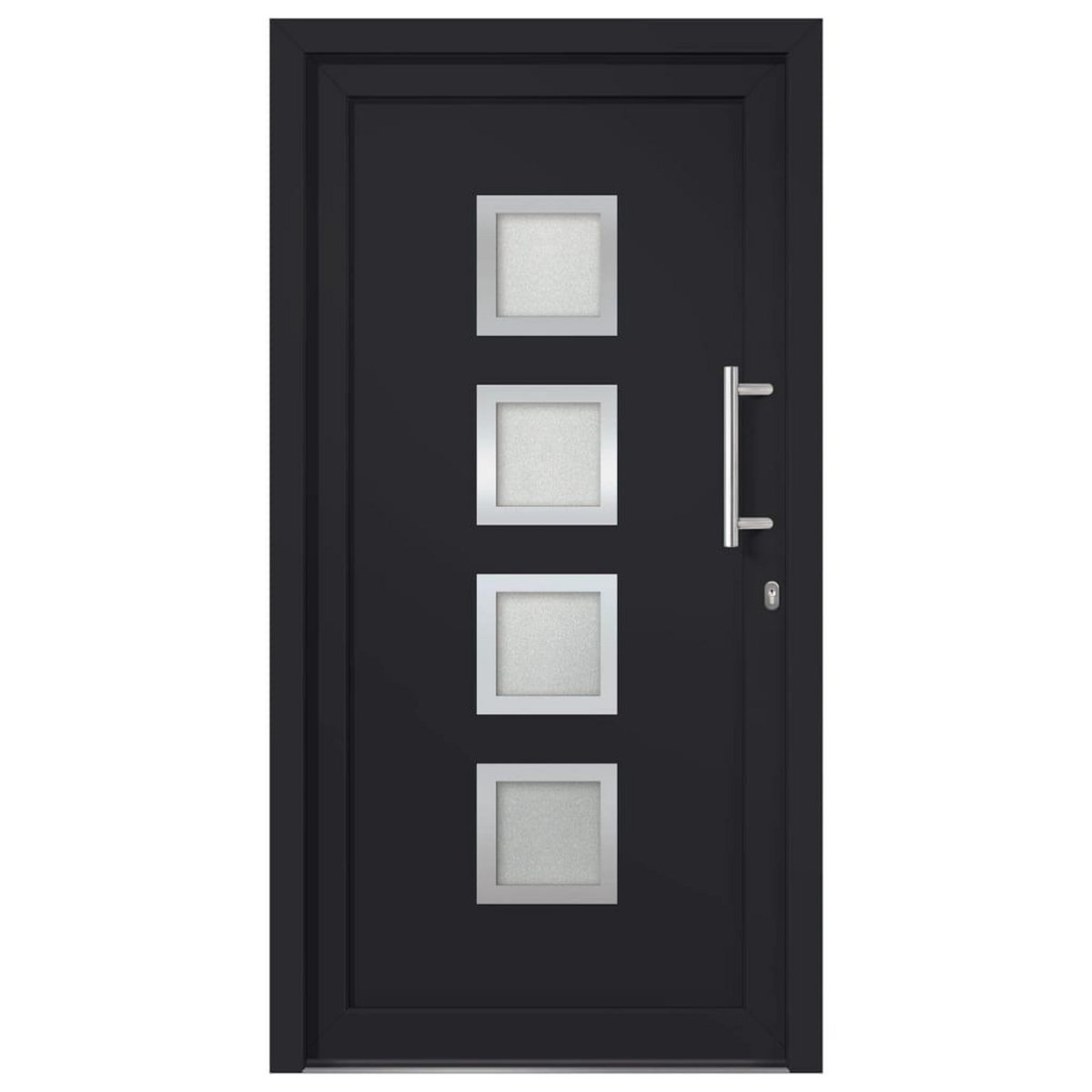 VIDAXL Porte d'entree Anthracite 108x208 cm