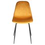 Voir la diapositive 2 : TOILINUX 2 Chaises design velours Giulia