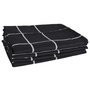 Voir la diapositive 5 : VIDAXL Ensemble de serviettes 12 pcs noir coton