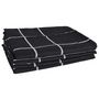 Voir la diapositive 5 : VIDAXL Ensemble de serviettes 12 pcs noir coton