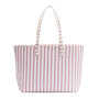 Voir la diapositive 2 : Lacoste Sac Cabas Réversible Rose/Blanc Femme Lacoste Anna