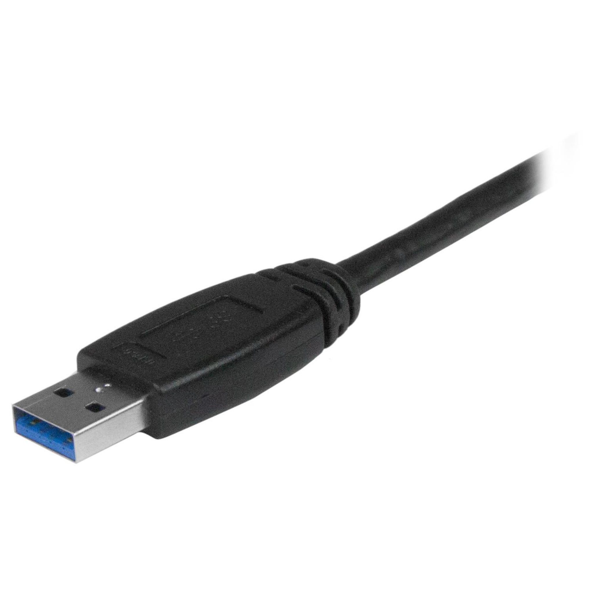 Voir la diapositive 3 : Startech Câble USB 3.0 StarTech 1,8 m Noir