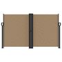 Voir la diapositive 3 : VIDAXL Auvent lateral retractable taupe 140x1200 cm