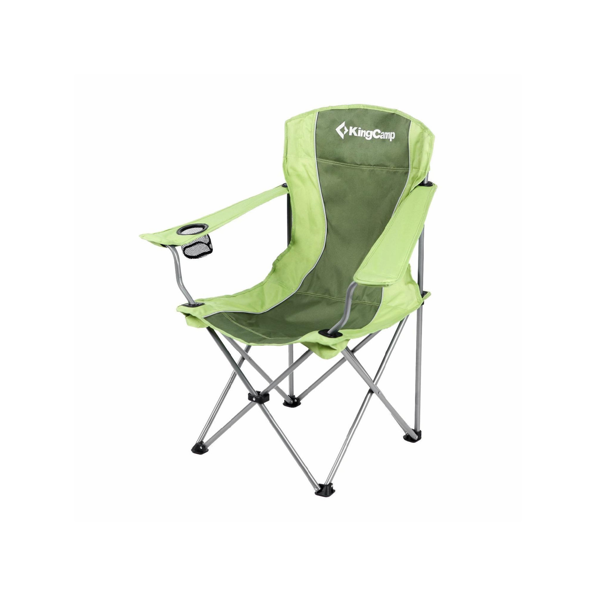 Voir la diapositive 1 : KINGCAMP Chaise de camping - Kingcamp - Vert - Sac de transport inclus