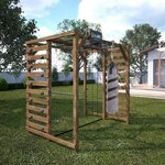 Soulet Aire de jeux multi-activités - Bois - H2,09m- OLYMPIC ODIN
