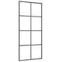 Voir la diapositive 4 : VIDAXL Porte coulissante avec kit de quincaillerie 90x205 cm Verre ESG