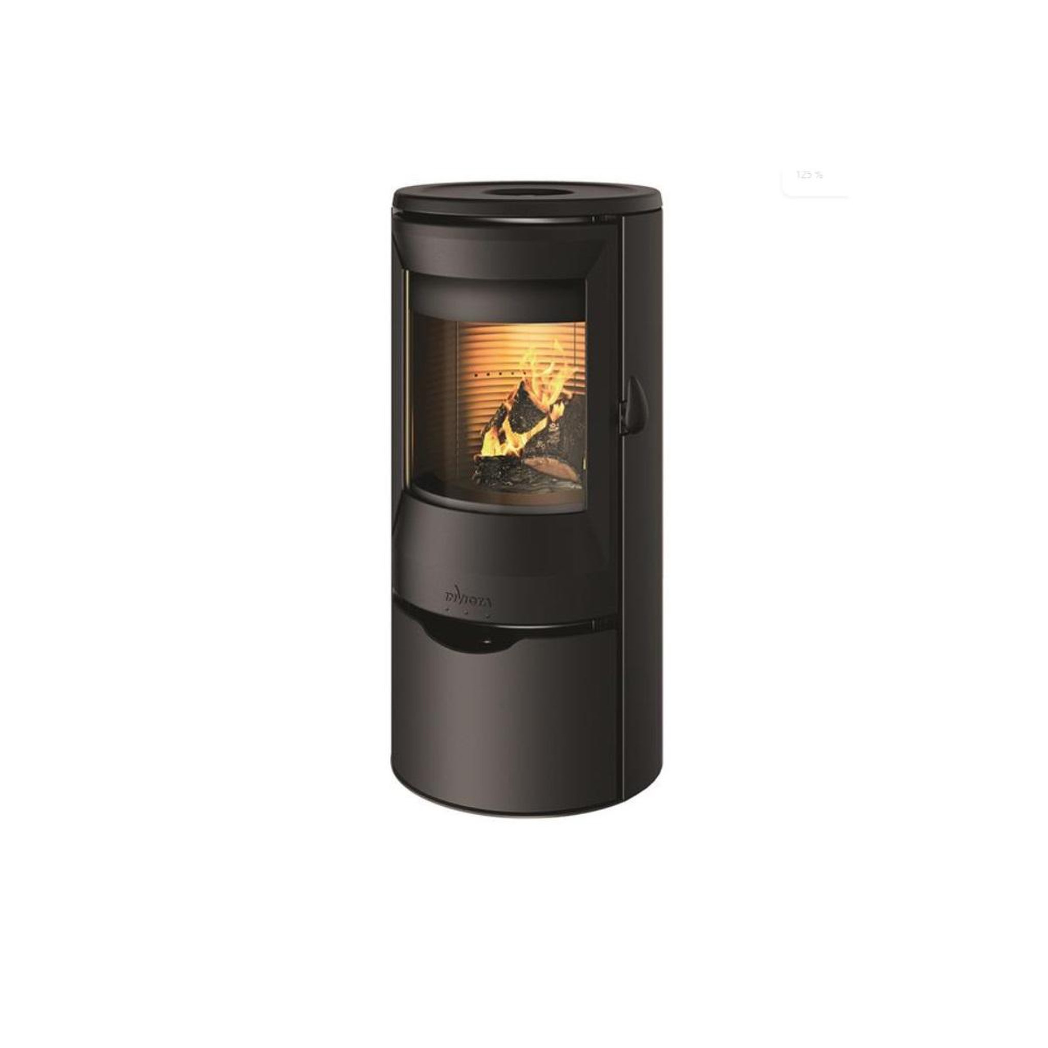 Voir la diapositive 1 : Invicta Poêle à bois fonte 8kw noir - P948838