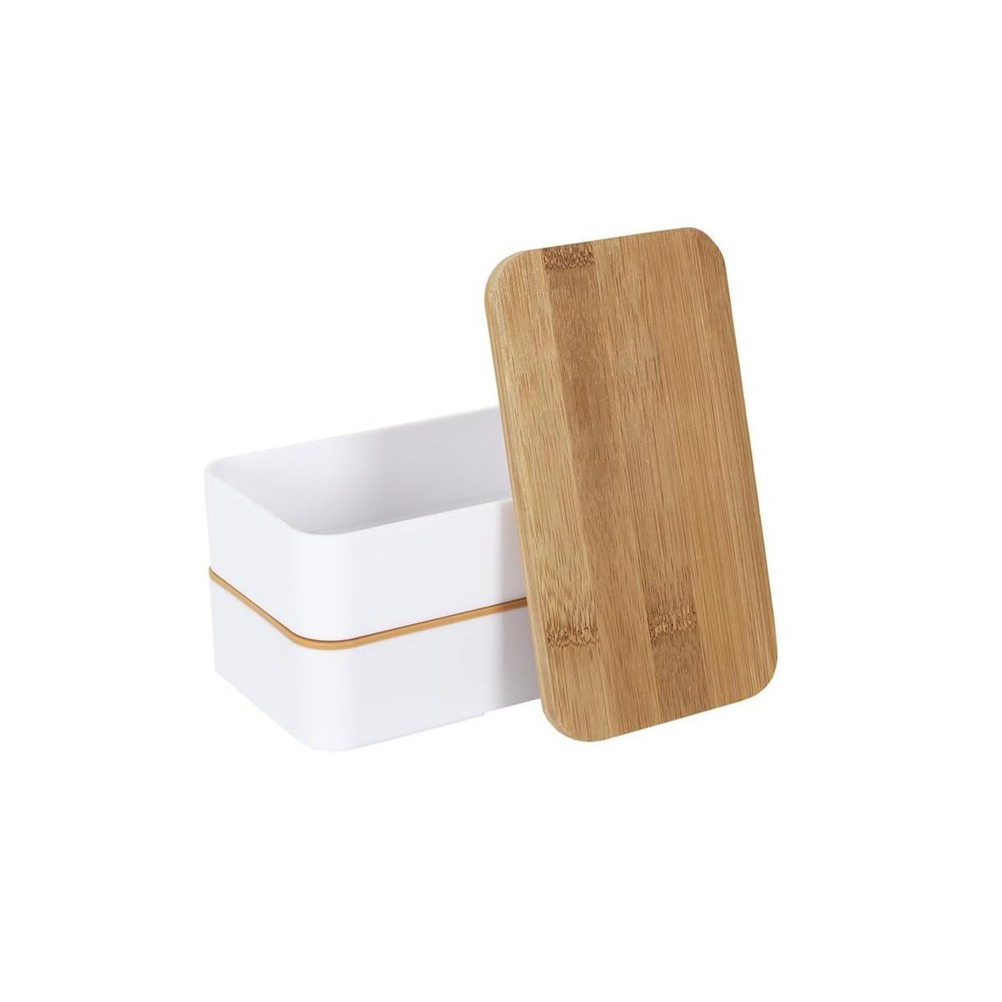 Voir la diapositive 3 : COOK CONCEPT Lunch box 2 niveaux avec bande élastique m12