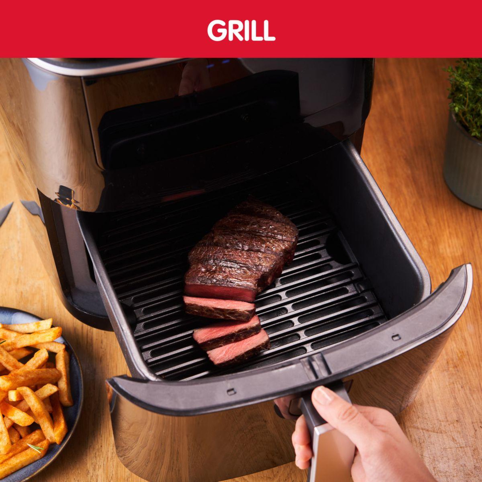 Voir la diapositive 5 : MOULINEX Friteuse sans huile Easy Fry & Steam 3 en 1 6,2L AL201810