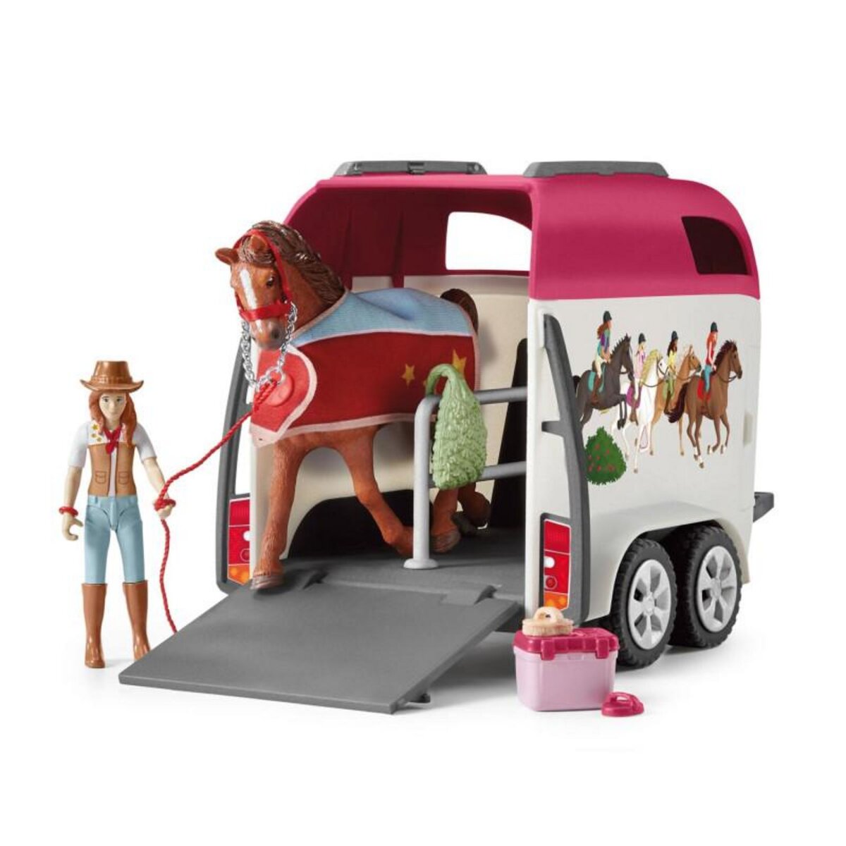 Schleich Schleich Adventure with Car and Horse Trailer 42535