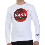 NASA Sweat /Rouge Homme Nasa 12S. Coloris disponibles : Blanc