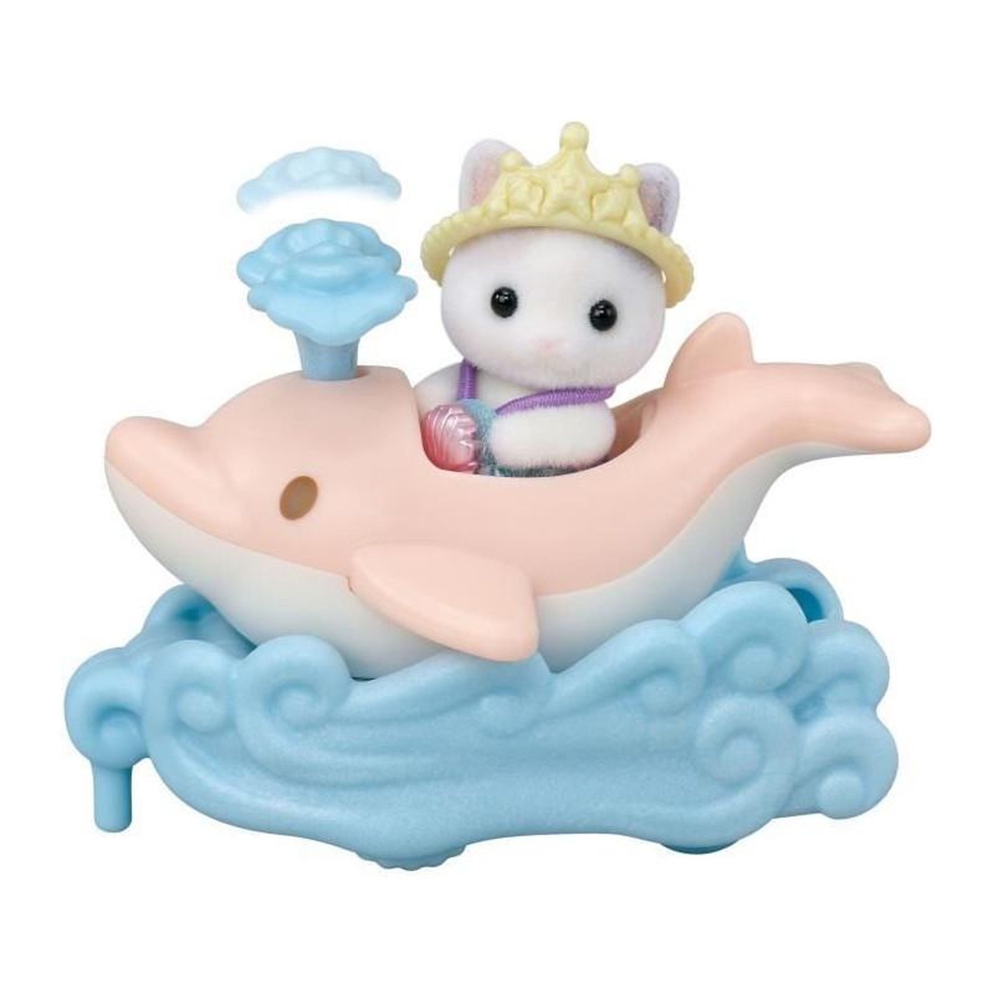 Voir la diapositive 5 : Sylvanian Families Mini-figurines - SYLVANIAN FAMILIES - Le petit train de la mer - Des 3 ans