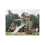 Voir la diapositive 3 : Axi House Portique Mette 2 balançoires + table toboggan blanc