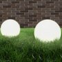 VIDAXL Lampes a LED sous forme de boule 4 pcs Spherique 40 cm PMMA