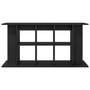 Voir la diapositive 5 : VIDAXL Support pour aquarium chêne noir 120x40x60 cm bois d ingénierie