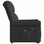 Voir la diapositive 5 : VIDAXL Fauteuil inclinable massage electrique noir brillant similicuir