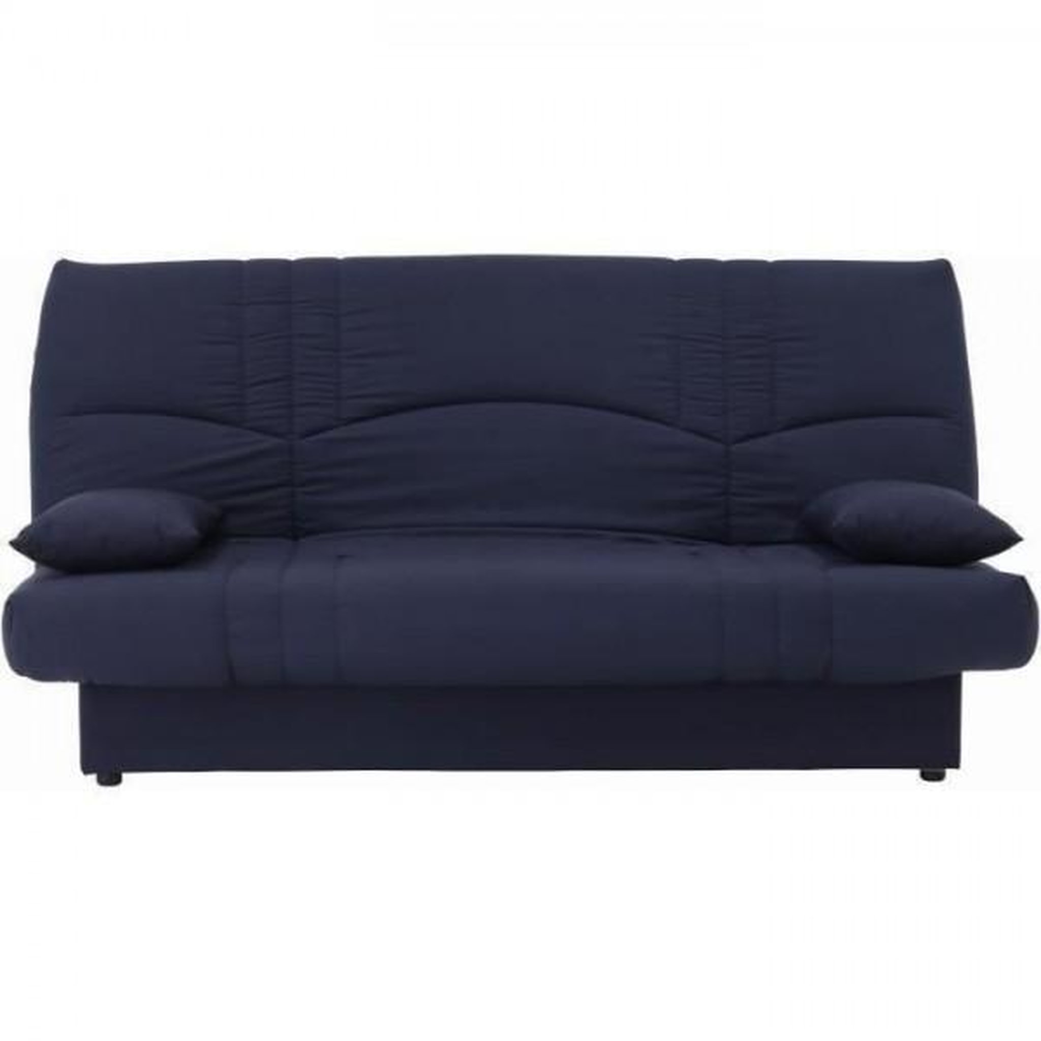 MARKET24 Banquette clic clac 3 places - Tissu bleu foncé - Style Contemporain - L 190 x P 92 cm - DREAM