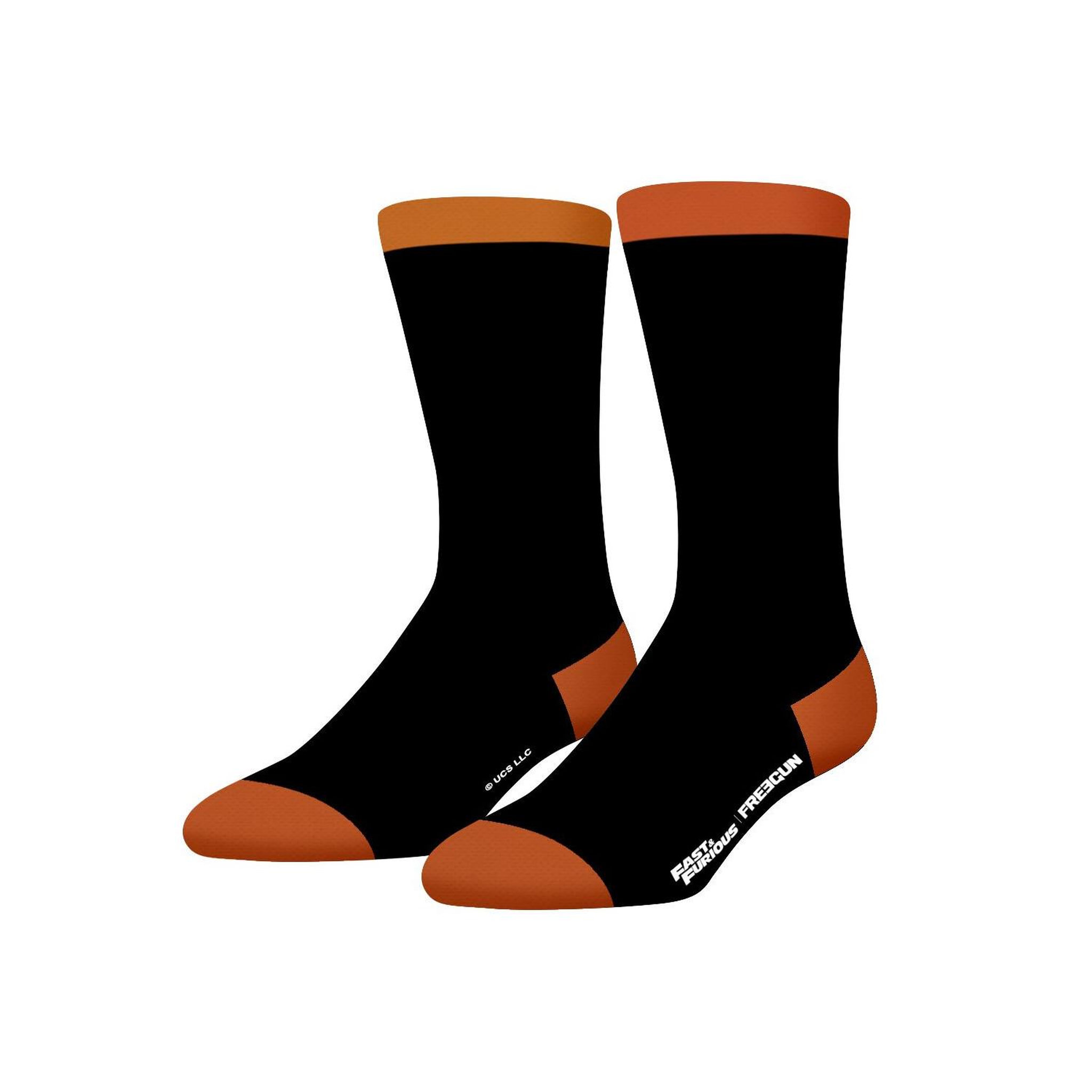 Voir la diapositive 3 : FREEGUN Lot de 4 paires de chaussettes Fast and Furious