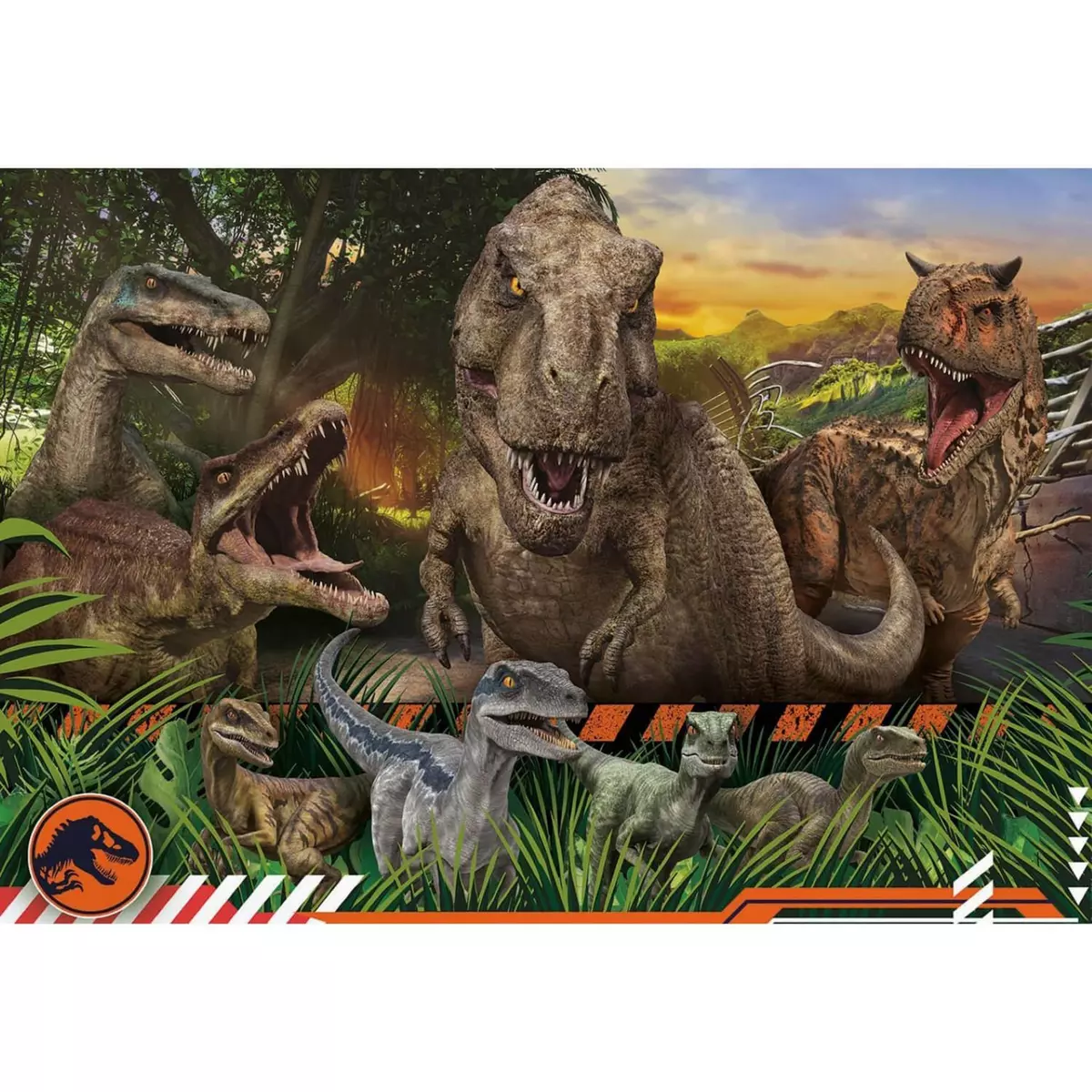 CLEMENTONI Puzzle 104 pièces : Jurassic World Camp Cretaceous