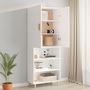 Voir la diapositive 4 : VIDAXL Armoire murale suspendue Blanc 69,5x34x90 cm