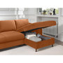 Voir la diapositive 4 : LISA DESIGN Brooke - canapé d'angle droit - convertible avec coffre - 4 places - en velours