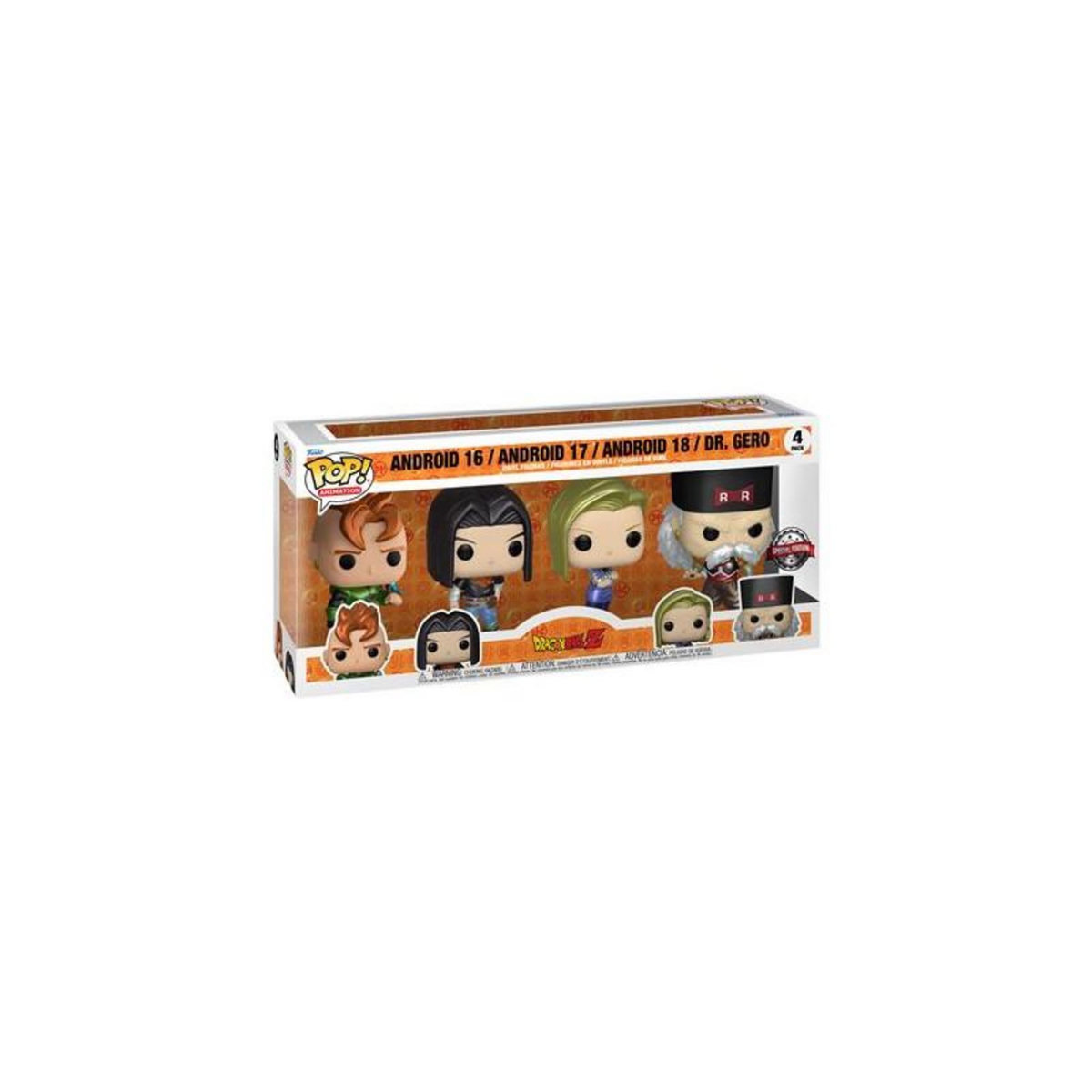 Funko Figurines Funko Pop Animation Dragon Ball Z 4 Pack