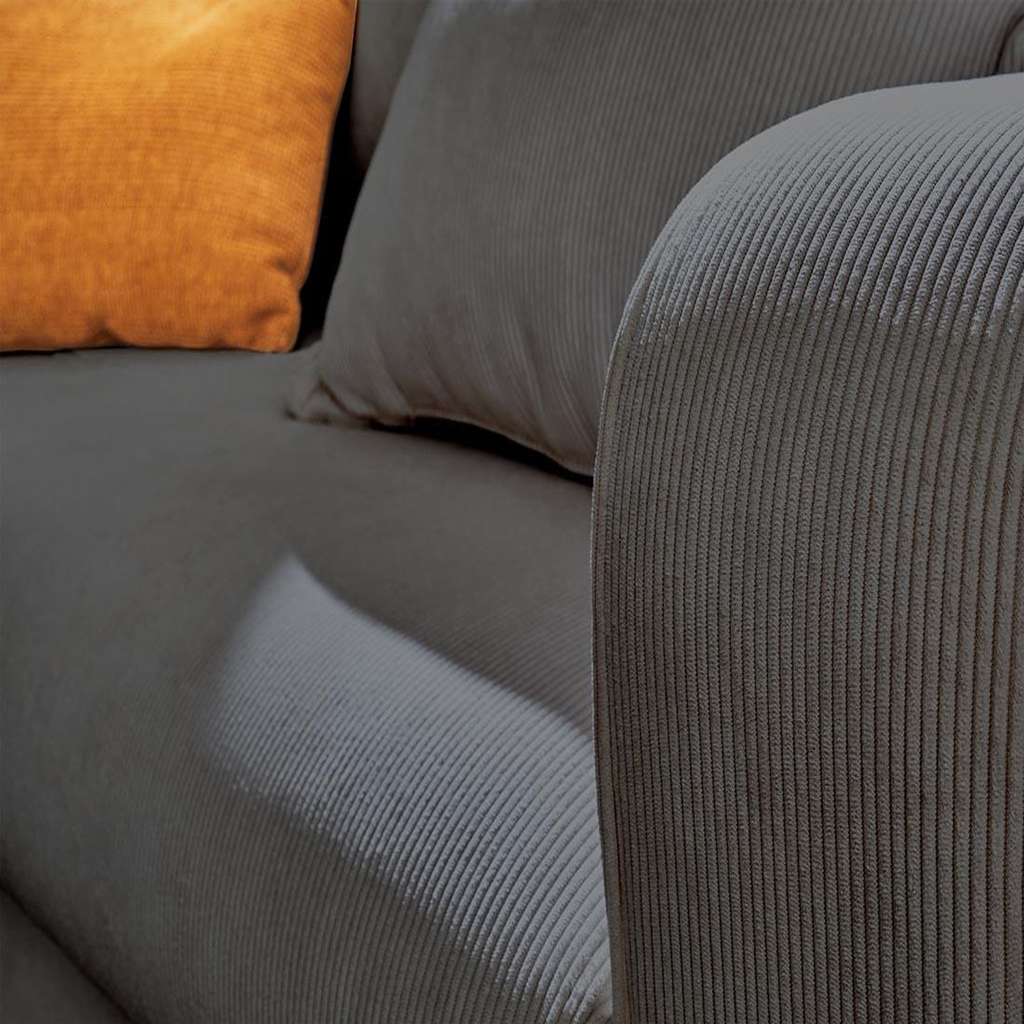 Voir la diapositive 4 : BEST MOBILIER Albane - canapé 3 places - convertible avec coffre - en velours côtelé