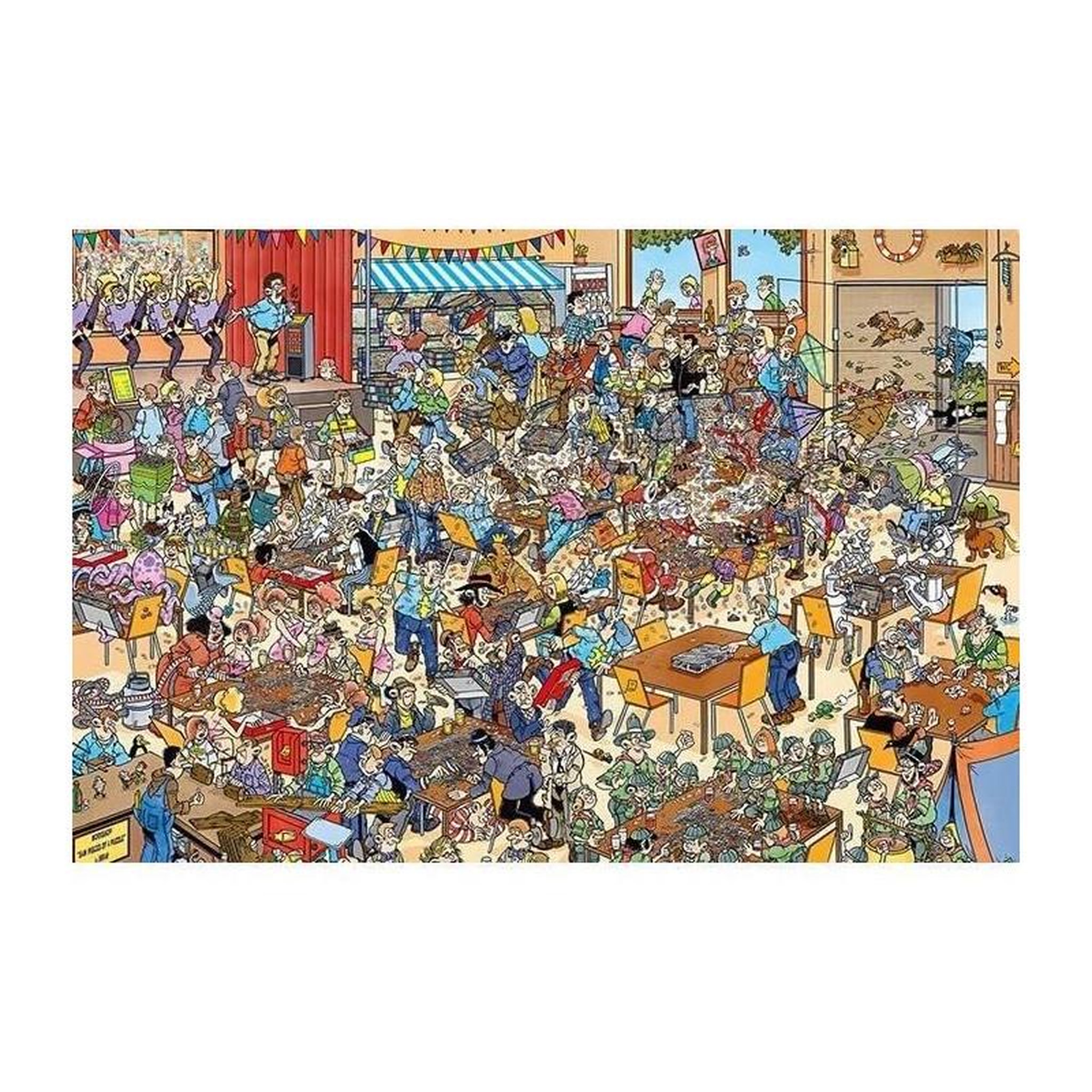 Voir la diapositive 2 : Jumbo Puzzle - JUMBO - Efteling Sprookjesbos 1000 pcs - Puzzles Jan Van Haasteren, qualité et style unique