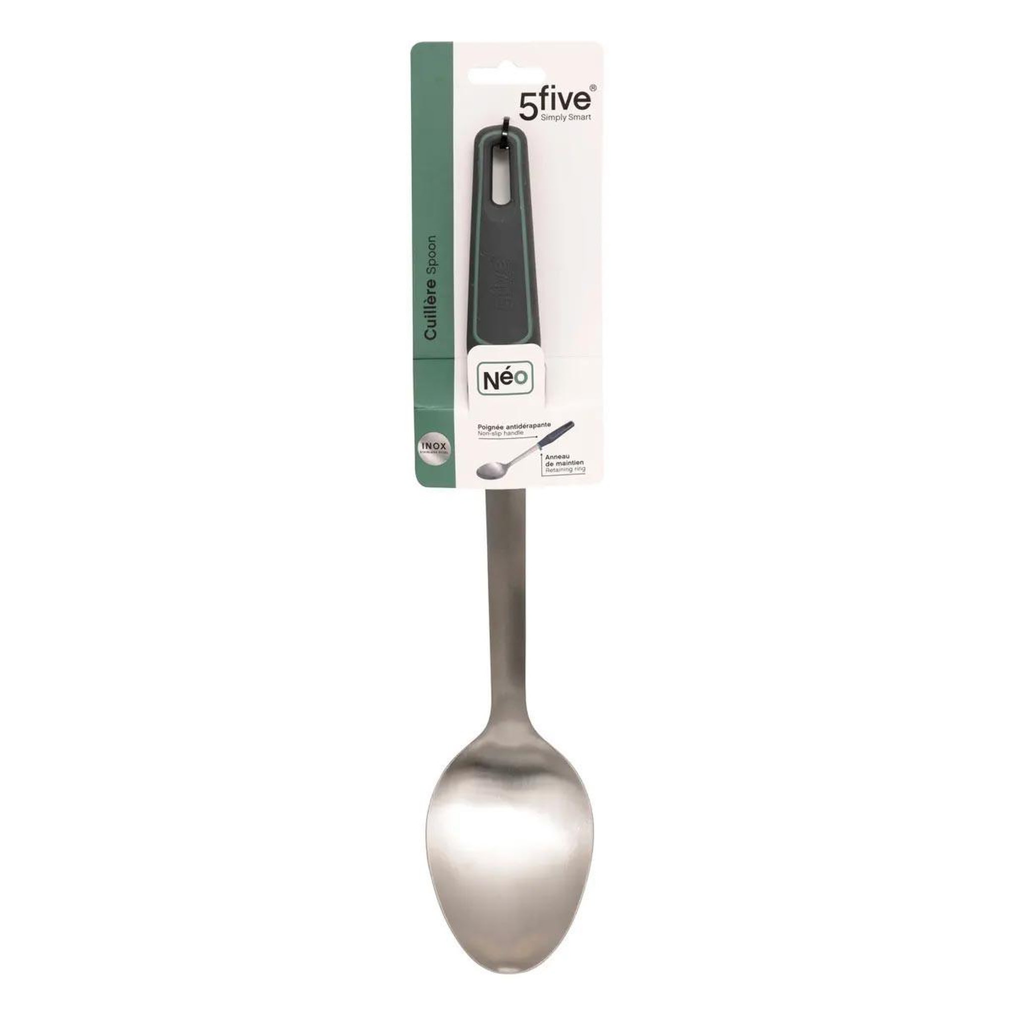 Voir la diapositive 3 : FIVE Cuillère en Inox  Néo 2  34cm Gris