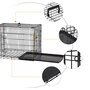Voir la diapositive 4 : PAWHUT Cage caisse de transport pliante pour chien en métal noir 91 x 61 x 67 cm