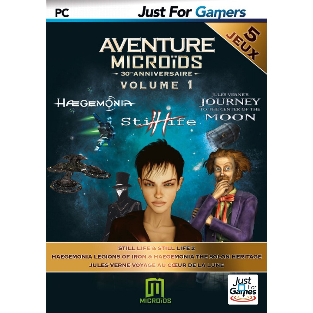 Pack 30 ans Microïds Aventure Volume 1 : 5 jeux
