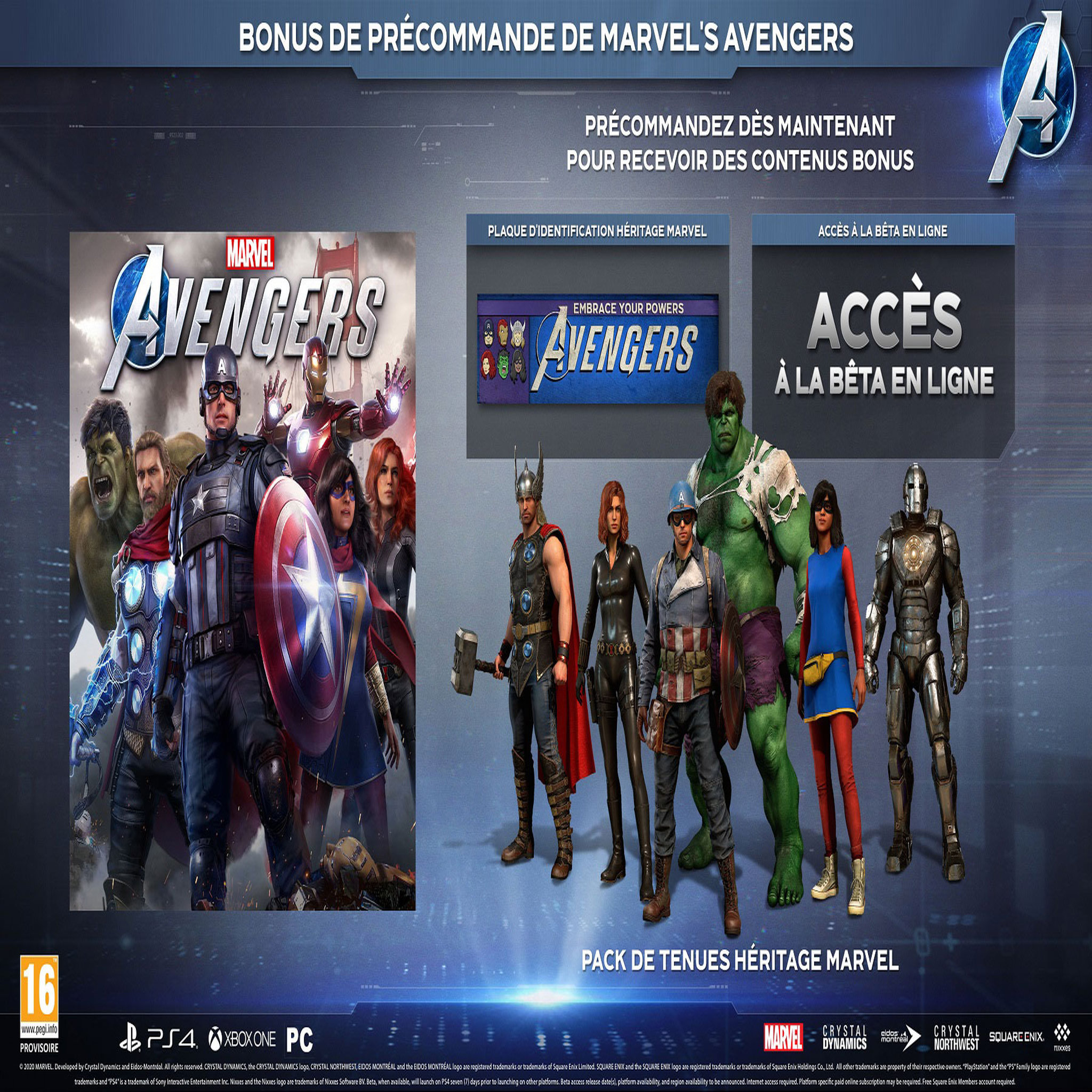 Voir la diapositive 2 : Marvel's Avengers PC