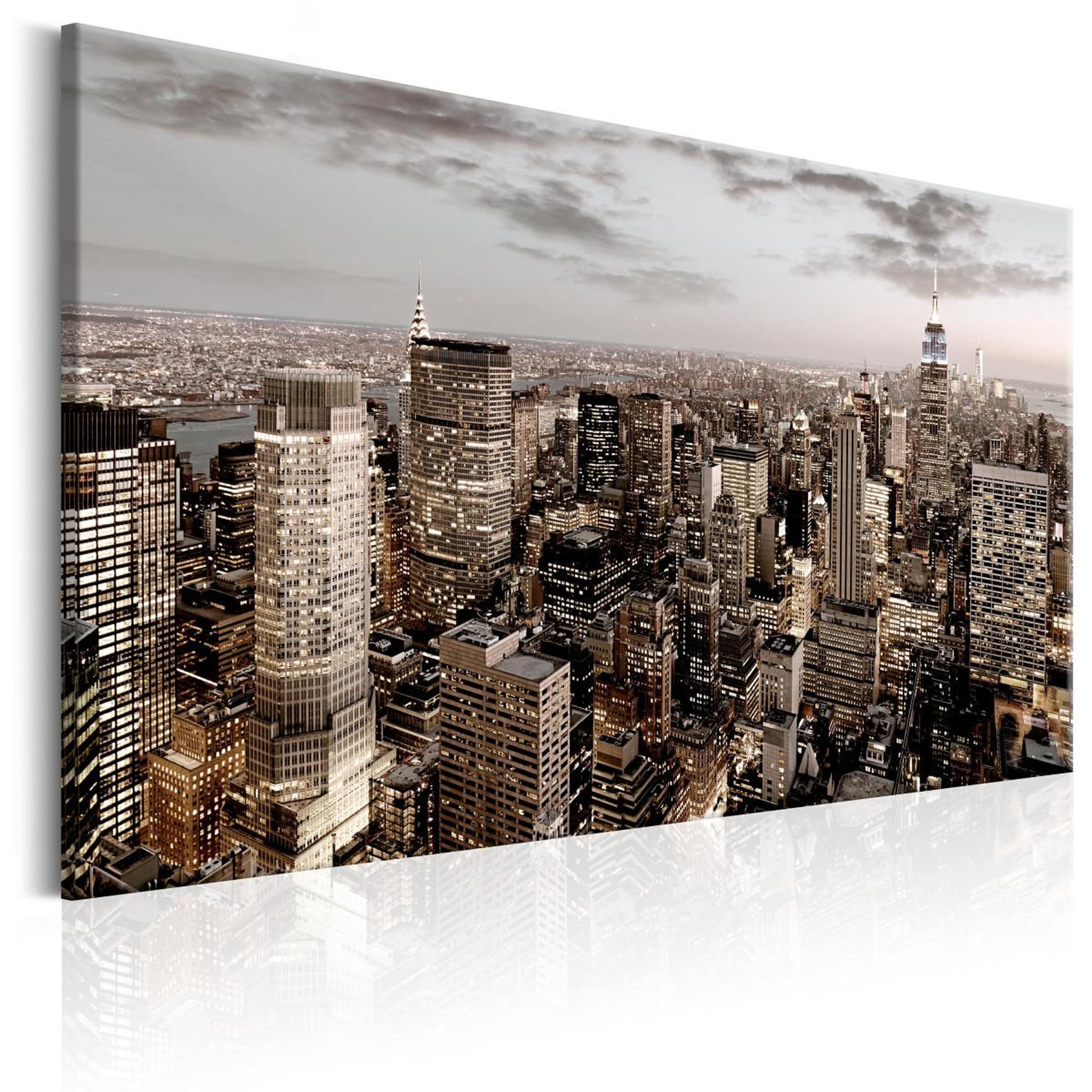 Paris Prix Tableau imprimé  new york at dawn. Coloris disponibles : Multicolore